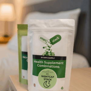 Nightcap sleep supplements UK with tryptophan ashwagandha and magnesium